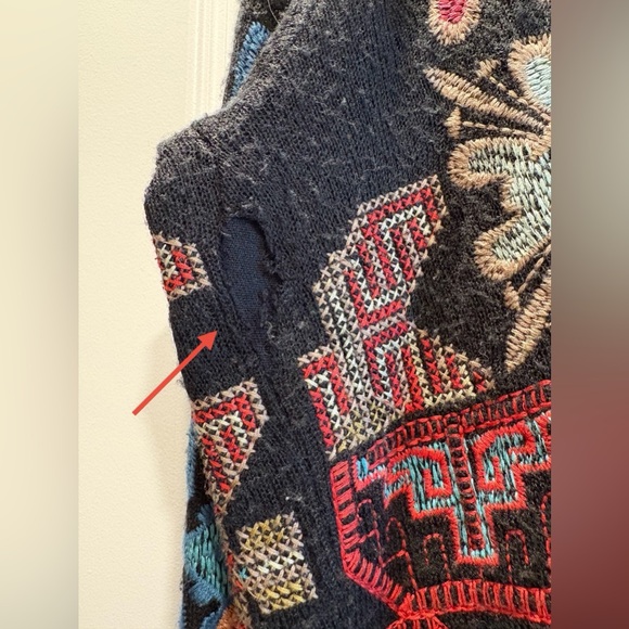 Johnny Was Biya Black Multicolor Embroidered Jacket-Limited Edition - Picture 12 of 12